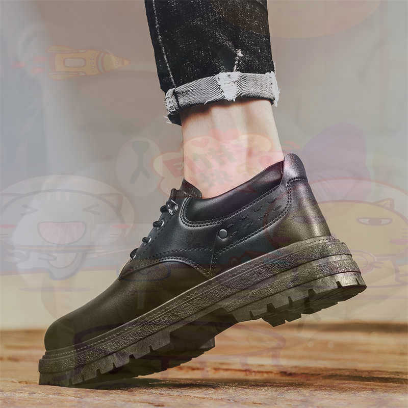 Streetwear Brand Drops - Dark Natural Leather Fashion Trainers Tennis