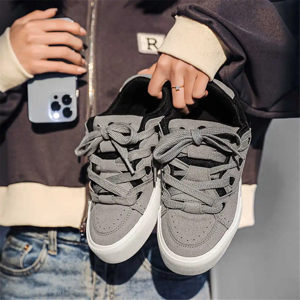 Streetwear Brand Drops - With Lacing Hiphop Women's School Shoes