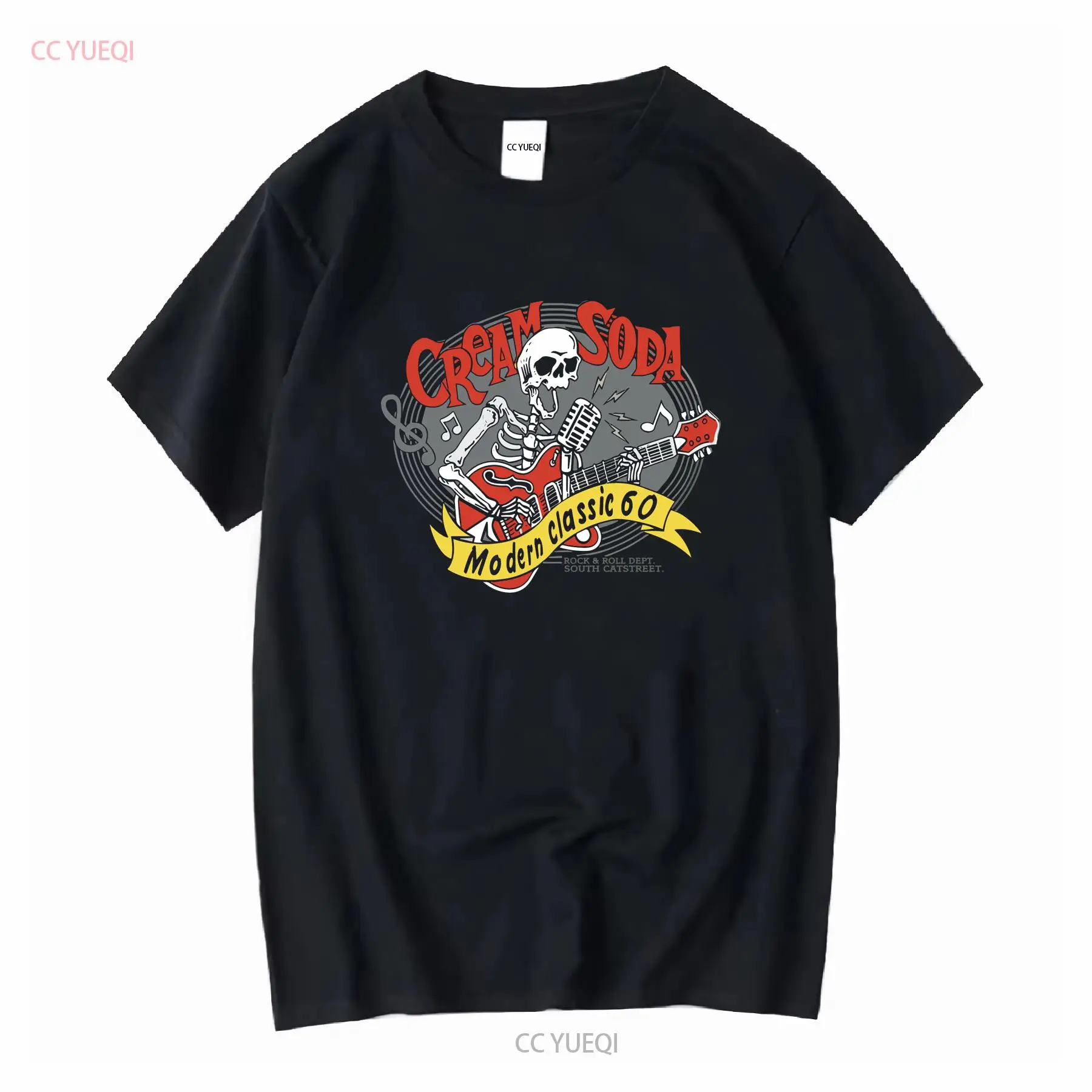 Streetwear Brands - Cream Soda Rock Roll T shirt