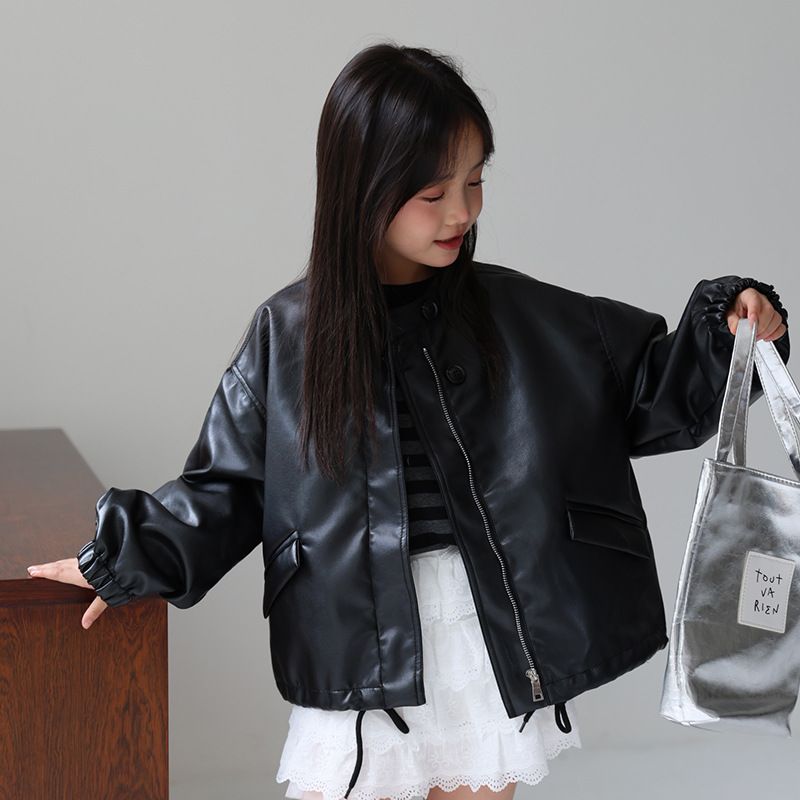 Streetwear Brand Logo - 2-12Y Girls Sweet Black Pink Rock