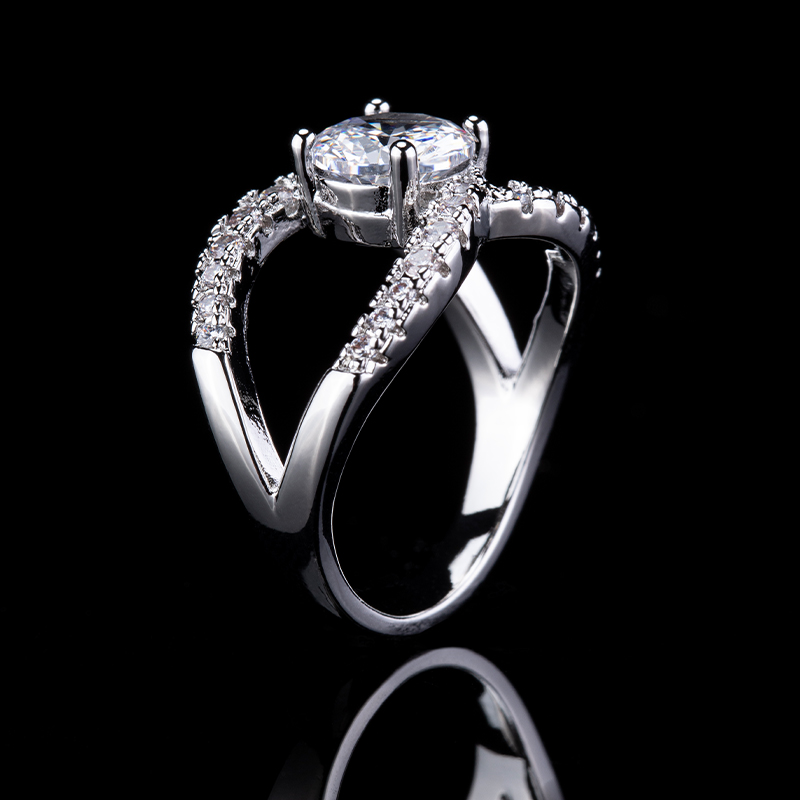 925 Sterling Silver Shiny Zirc - Streetwear Brand Jewelry avis et prix