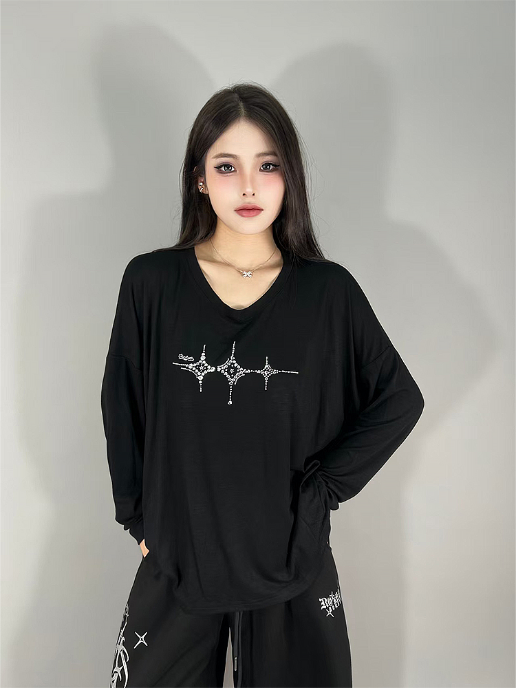 Loose Long Sve Jazz Dance Stre - Streetwear Brand Logo avis et prix