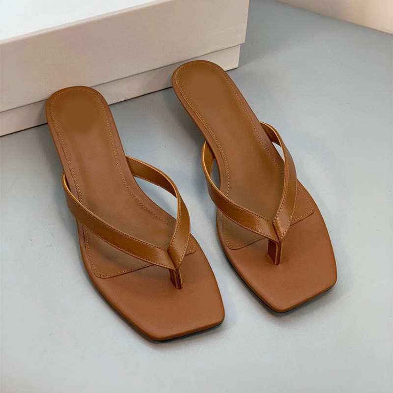 Luxury Brand Leather Heeled Fl - Streetwear Brands avis et prix