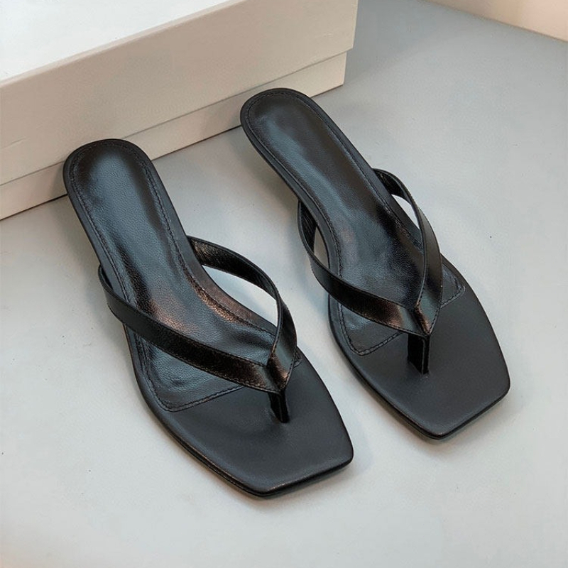 Luxury Brand Leather Heeled Fl - Streetwear Brands avis et prix
