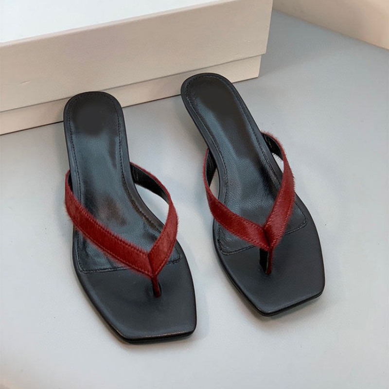 Luxury Brand Leather Heeled Fl - Streetwear Brands avis et prix